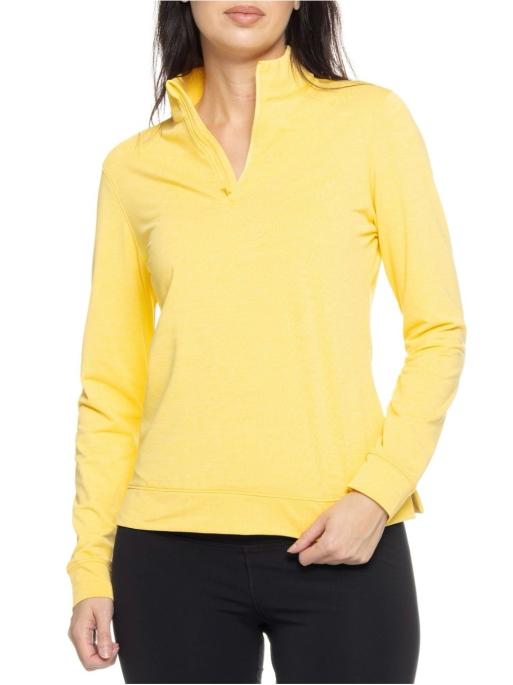 Peter Millar Sunny Yellow Quarter-Zip Pullover - Picture 1 of 9